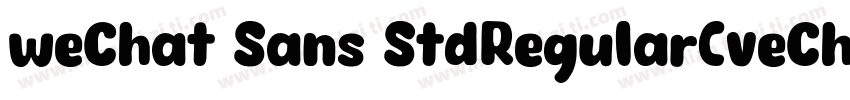 weChat Sans StdRegular(veChat Sans 字体转换
